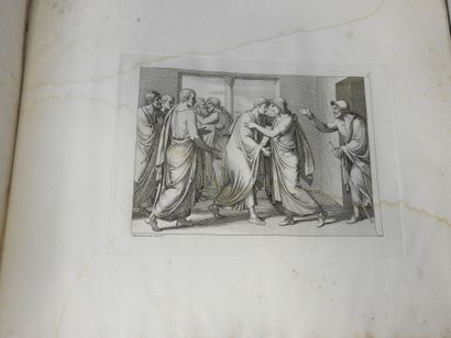 Q. HORATII FLACCI. Rome, 1820. Ed. illustrée...