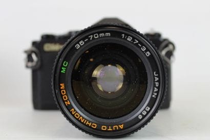 Appareil photo CHINON CM-4s avec deux objectifs :...