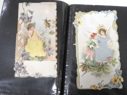 CHROMOLITHOGRAPHIES - POULAIN : 18 petits...