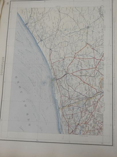 CARTE DE LA FRANCE. Ministère des travaux...