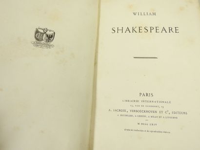 HUGO Victor. OEuvres complètes. Paris, Veuve...