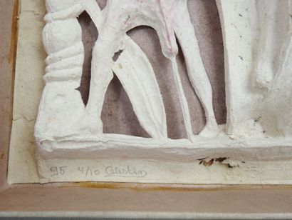 CHRIS DELVILLE peinture - Célestin Sculpture...