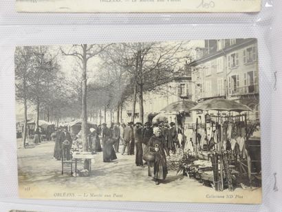 UN LOT de cartes postales anciennes. Orléans...