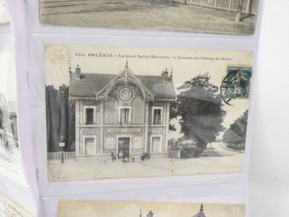 UN LOT DE cartes postales anciennes Orléans...