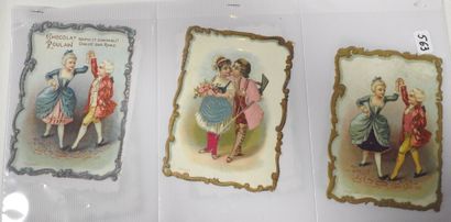CHROMOLITHOGRAPHIES - POULAIN : 11 petits...