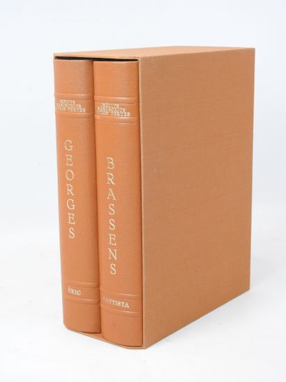 BRASSENS(Georges) Inédits, manuscrits, autres...