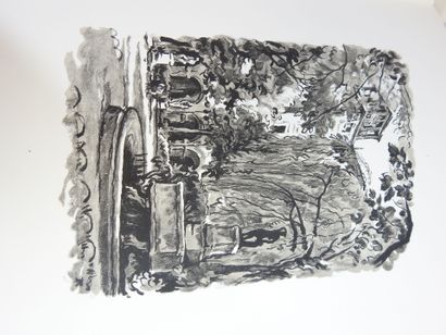 HERRIOT Edouard. Lyon. Lithographies originales...