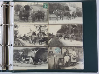 FRANCE. Album vert de 200 cpa environ dont...