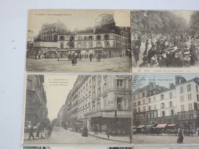 FRANCE. 12 cpa Rues de Paris