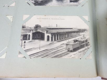 UN ALBUM de CPA dont Guerre 14-18, personnages,...