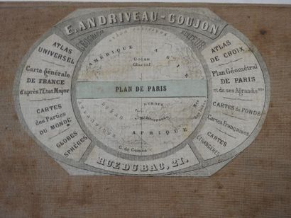 ANDRIVEAU - GOUJON Eugène. Plan géométral...