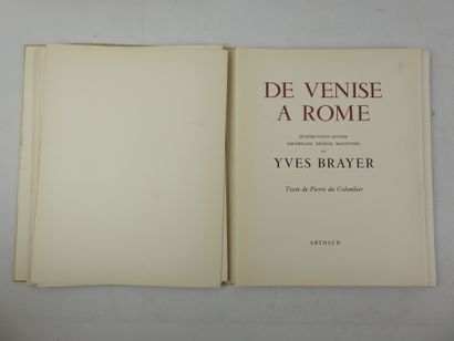 BRAYER (Yves) - DU COLOMBIER (Pierre). De...