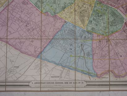 ANDRIVEAU - GOUJON Eugène. Plan géométral...