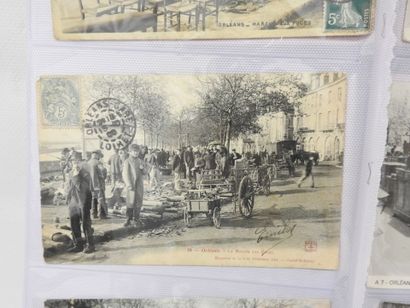 UN LOT De cartes postales anciennes Orléans...