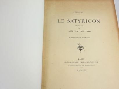 PETRONE - THAILHADE (trad.). Le Satyricon....