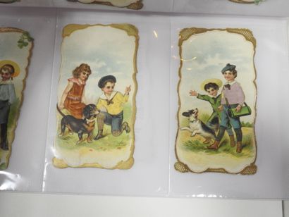 CHROMOLITHOGRAPHIES - POULAIN : 11 petits...