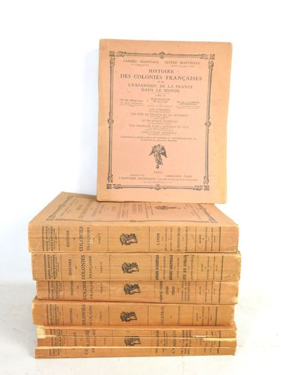 HANOTAUX MARTINEAU. Histoire des colonies...