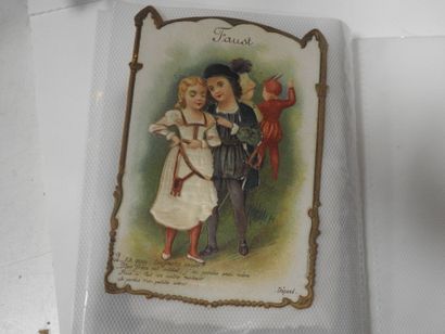 CHROMOLITHOGRAPHIES - POULAIN : 4 petits...