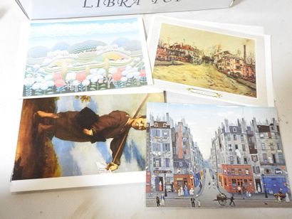 UN CARTON de CPA et CPM dont Art, paysages,...