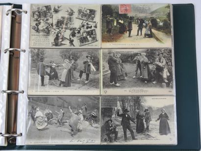FRANCE. Album vert de 200 cpa environ dont...