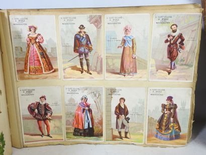 DEUX Albums de découpis - chromolithographies...