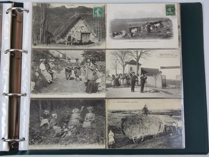 FRANCE. Album vert de 200 cpa environ dont...