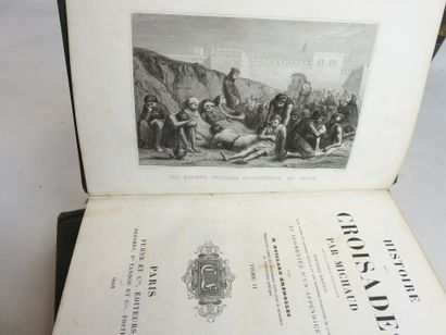 MICHAUD. Histoire des croisades. Paris, Furne...
