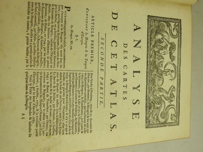 BONNE - DESMAREST. Atlas Encyclopédique contenant...