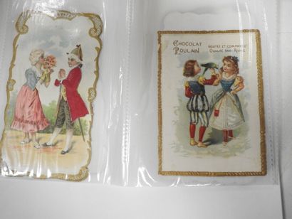 CHROMOLITHOGRAPHIES - POULAIN : 13 petits...