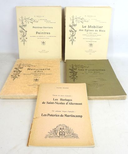 Ensemble de 4 volumes de E. DEVELLE - Artisans...