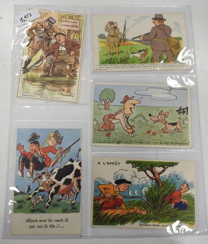 FANTAISIE et HUMOUR - La chasse. Environ...