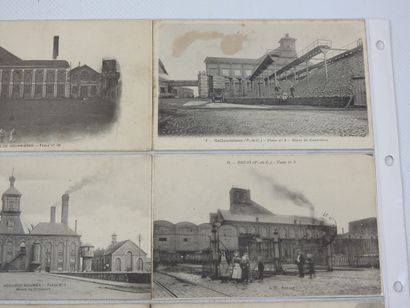 FRANCE. 12 cpa Catastrophes mines Courrières,...