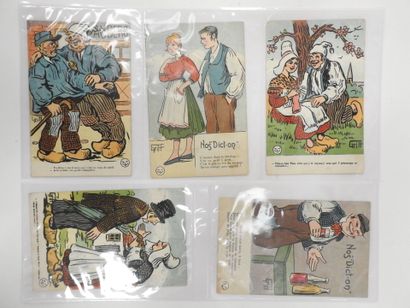 FANTAISIE - Cartes par Griff. Environ 5c