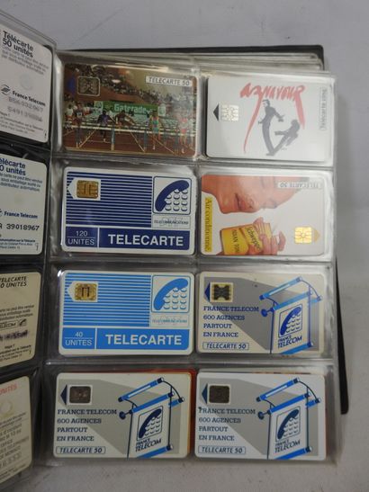 ALBUM de cartes téléphone FRANCE. Env. 48....
