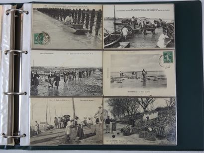 FRANCE. Album vert de 200 cpa environ dont...