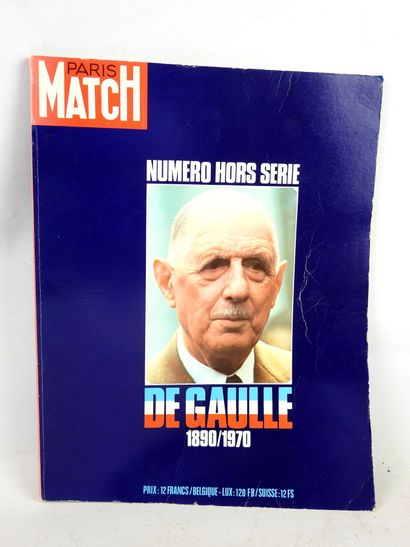 PARIS-MATCH numéros hors série DE GAULLE...