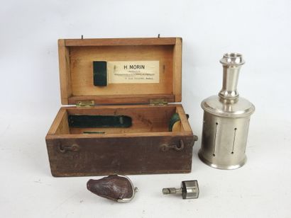 H. MORIN : Pantomètre et accessoire. En coffret....