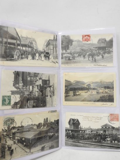 UN LOT DE cartes postales anciennes - Orléans...