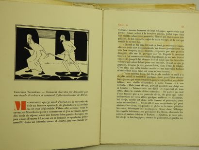 APULEE. L'Ane d'Or orné de 67 images dessinées...