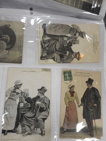 CPA - Pays de la Loire : gros plans, costumes....