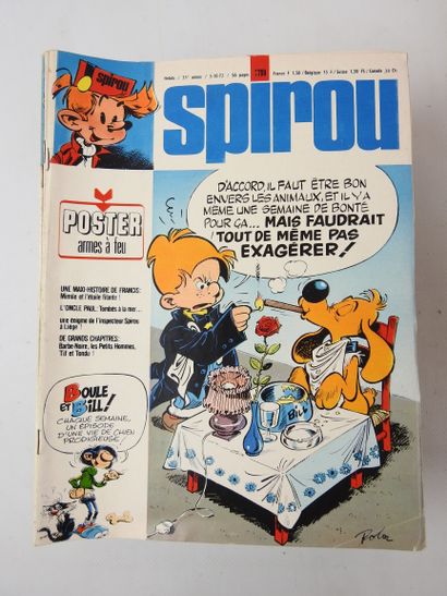 SPIROU - 1971-1972. n°1750 à 1799. En l'...