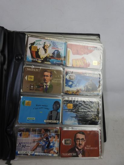 ALBUM de cartes téléphone FRANCE. Env. 48....