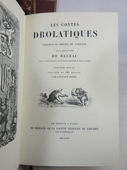 BALZAC Honoré de. Les contes drolatiques....