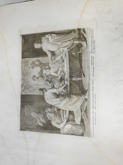 Q. HORATII FLACCI. Rome, 1820. Ed. illustrée...