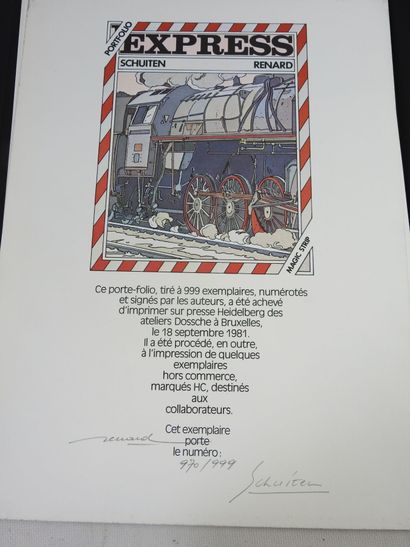 François SCHUITEN & RENARD - Express. Portfolio....