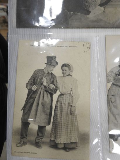 CPA - Pays de la Loire : gros plans, costumes....