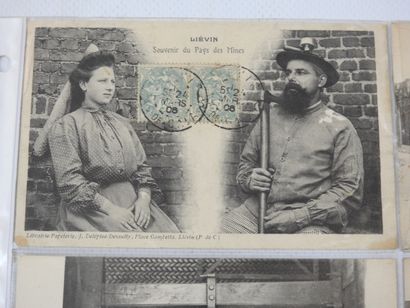 FRANCE. 6 cpa Mineurs Liévin, Bruz
