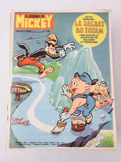 LE JOURNAL DE MICKEY - 1973-1974. n°1100...