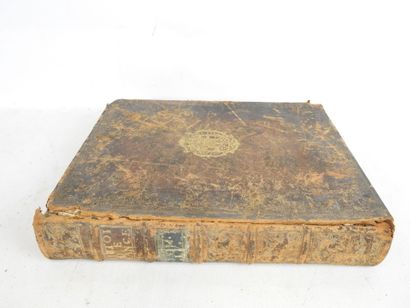 BOITE DE JEUX - Livre, reliure d'époque XVIIIème...
