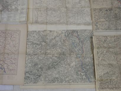 LOT de cartes imprimées dont Cambrai, Laon,...